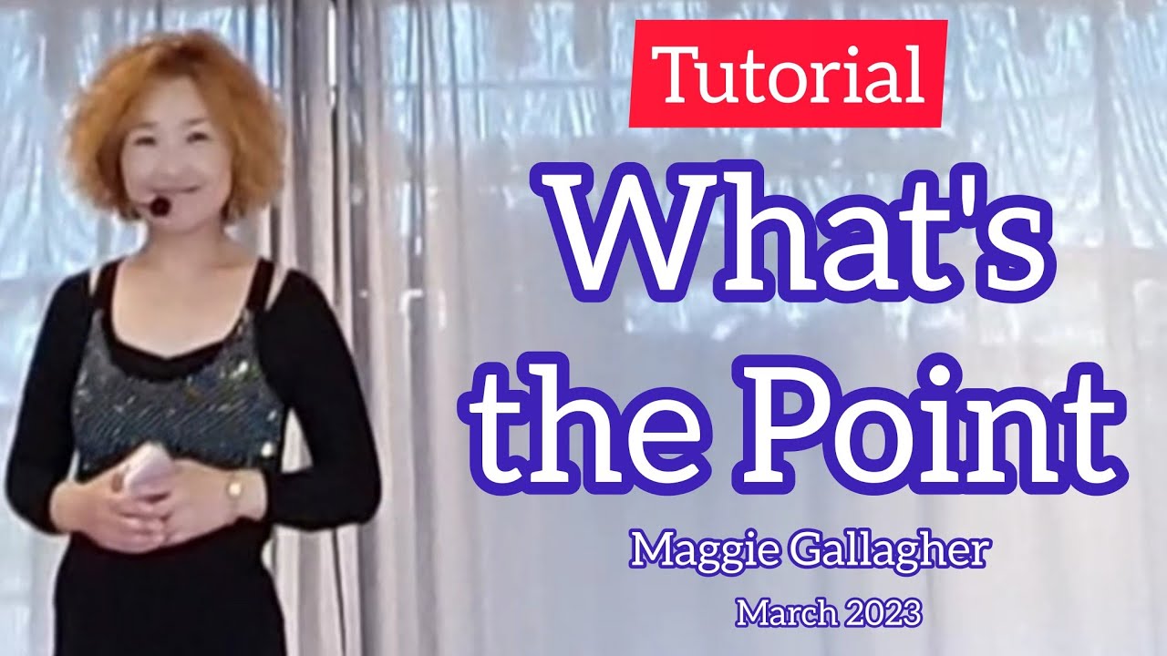 Tutorial : What's the Point linedance