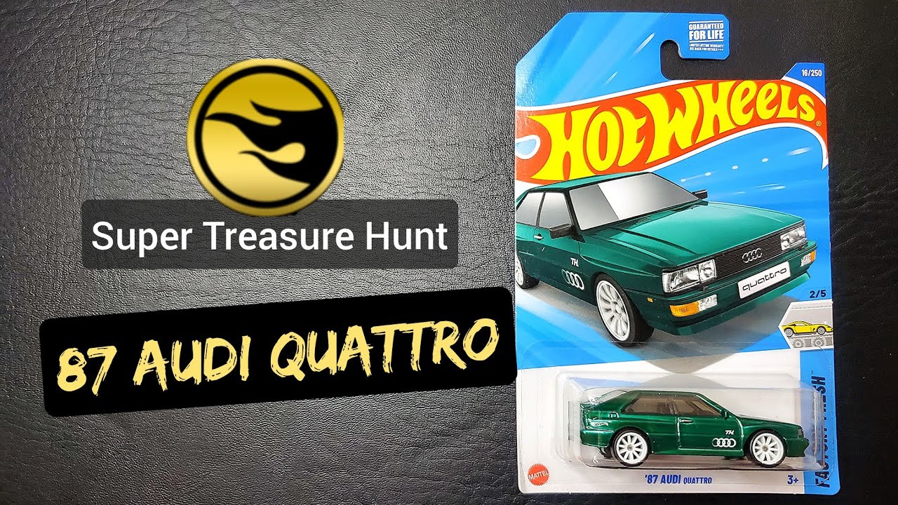 Hot Wheels Super Treasure Hunt Audi Quattro Review