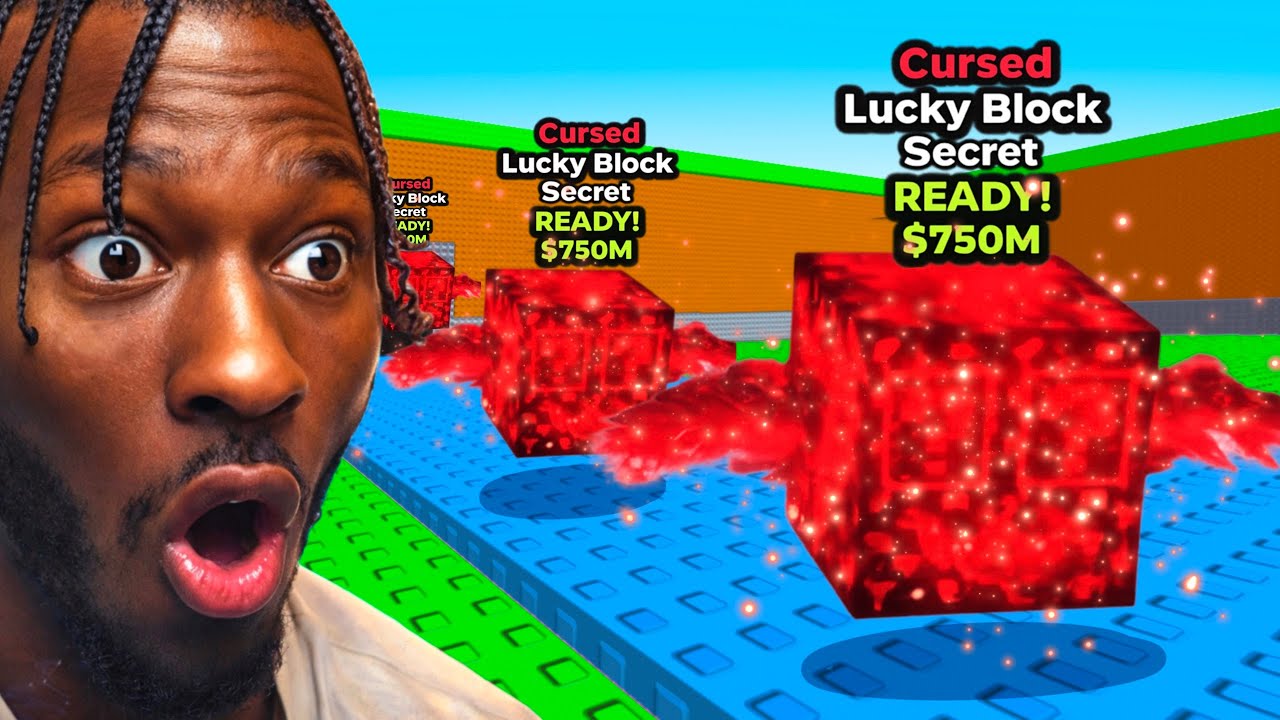 I OPENED 100 Cursed Lucky Block In Steal A BrainRot| Roblox
