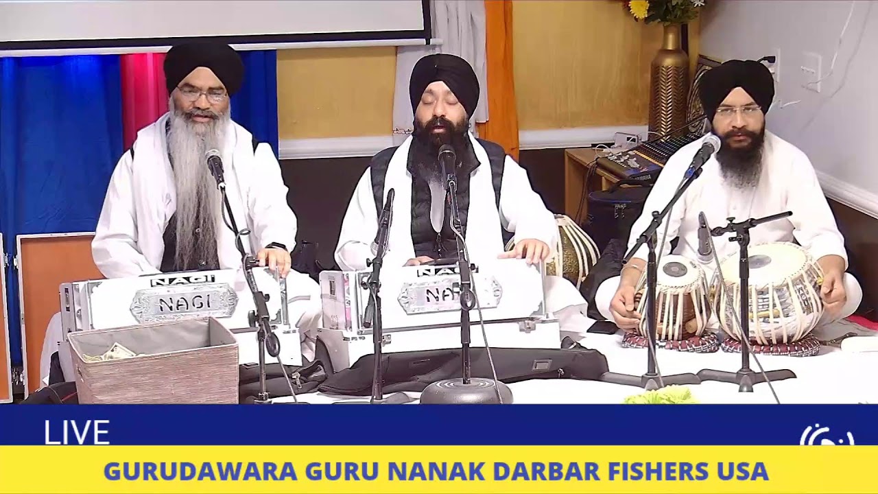 LIVE🔴 GURDWARA GURU NANAK DARBAR FISHERS