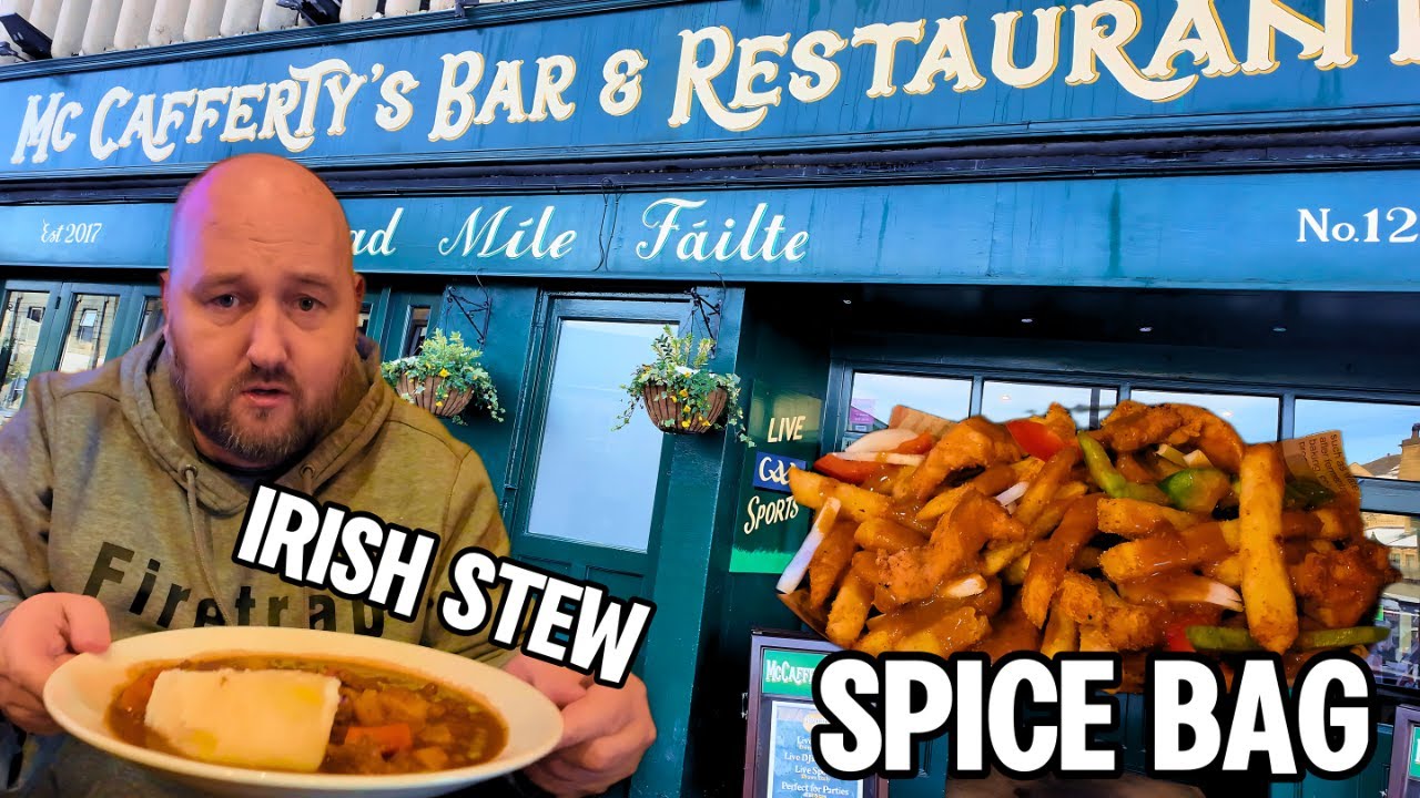 I went to a WORLD FAMOUS IRISH PUB CHAIN for some TRADITIONAL IRISH FOOD !!!