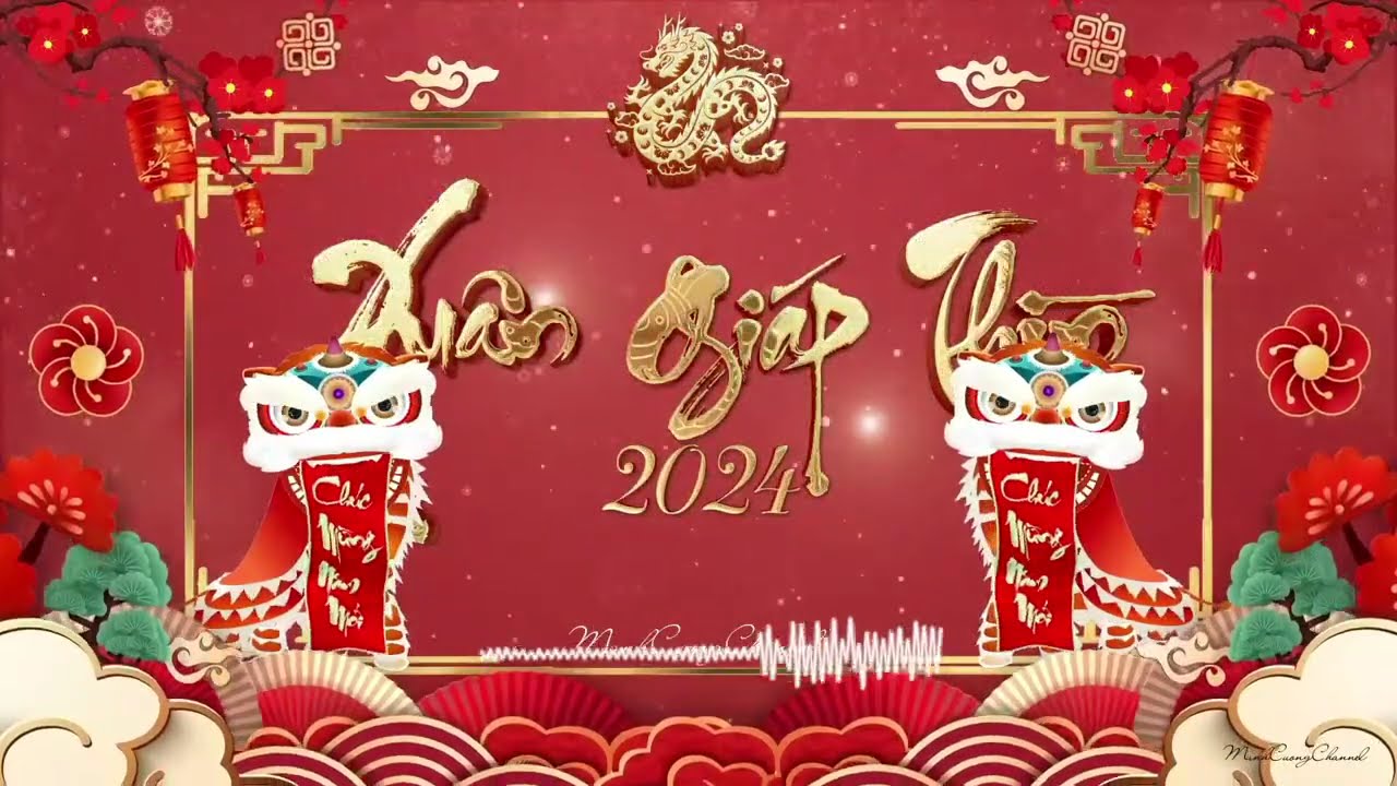 Nhạc Tết 2024 Không Lời Không Bản Quyền | Nhạc Xuân Giáp Thìn