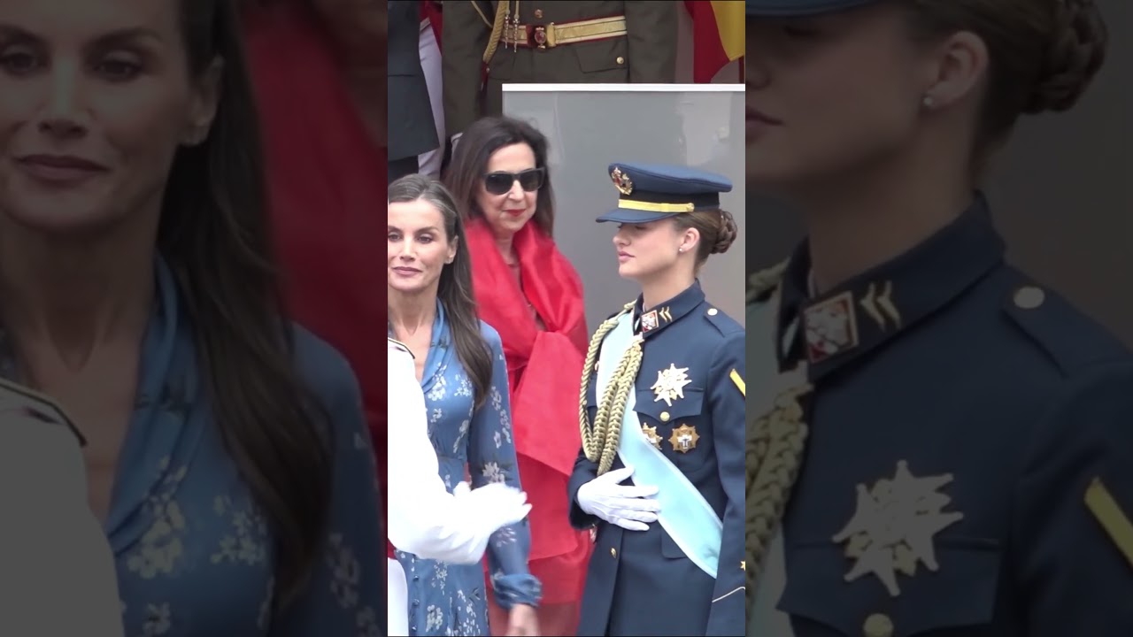 La reina Letizia y la princesa Leonor en el D&iacute;a de las Fuerzas Armadas