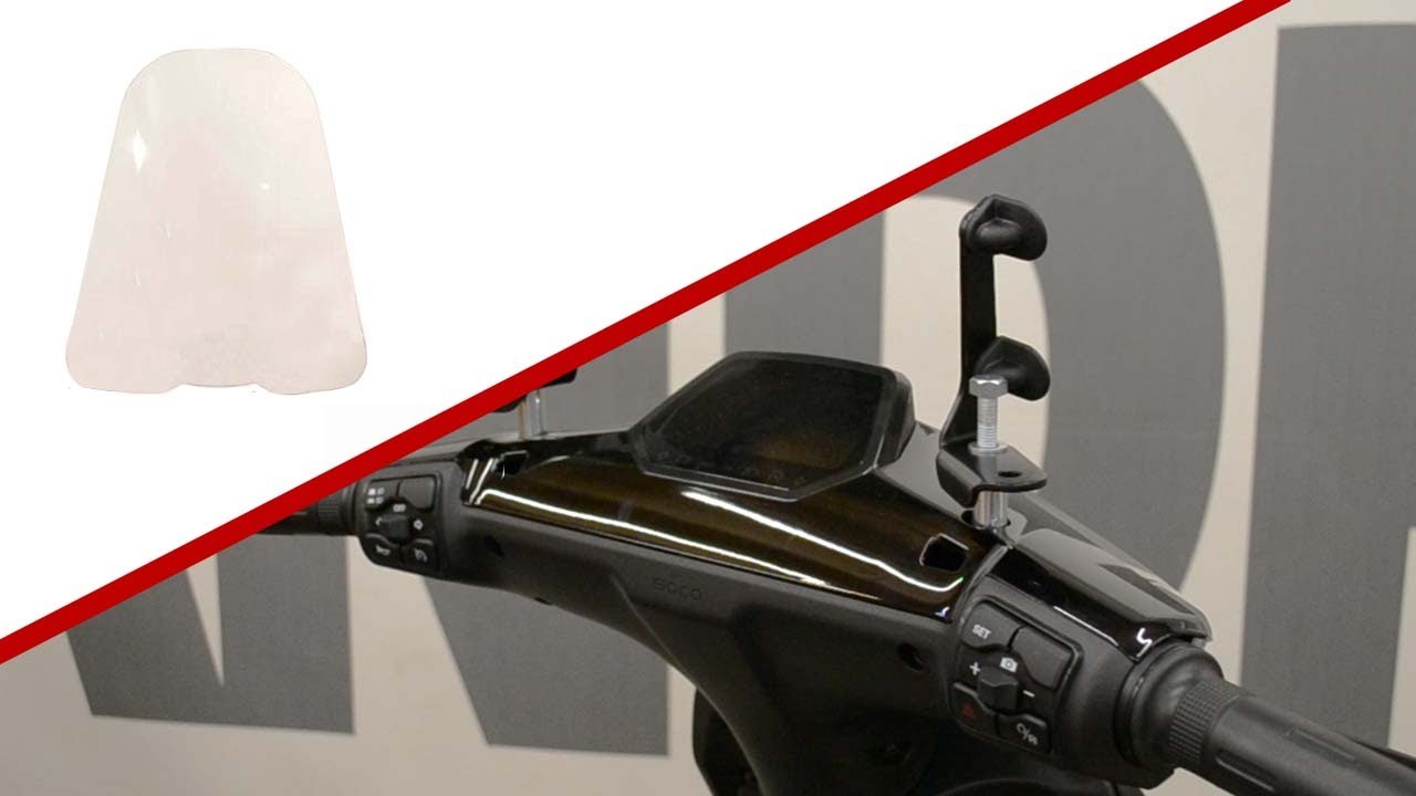 Windscherm monteren | Super Soco Cux