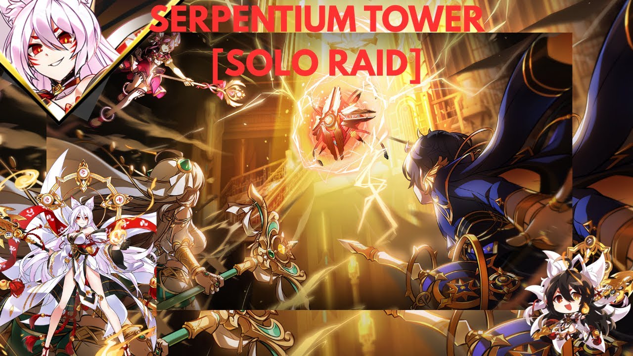 [엘소드/Elsword INT] Shakti | Serpentium Tower Solo Raid [20-4] 3:19