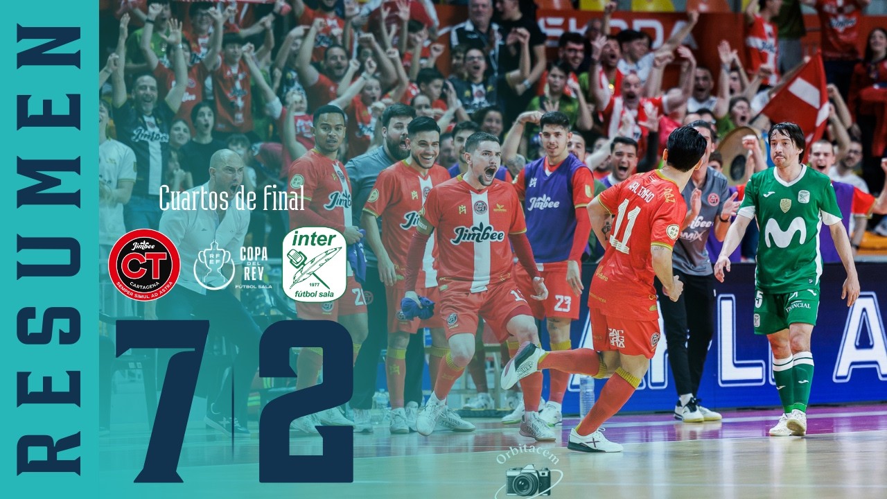▶️ 𝗥𝗘𝗦𝗨𝗠𝗘𝗡 🏆👑 | 𝐉𝐢𝐦𝐛𝐞𝐞 𝐂𝐚𝐫𝐭𝐚𝐠𝐞𝐧𝐚 𝐂𝐨𝐬𝐭𝐚 𝐂á𝐥𝐢𝐝𝐚 7️⃣-2️⃣ Inter Movistar | Copa del Rey FS