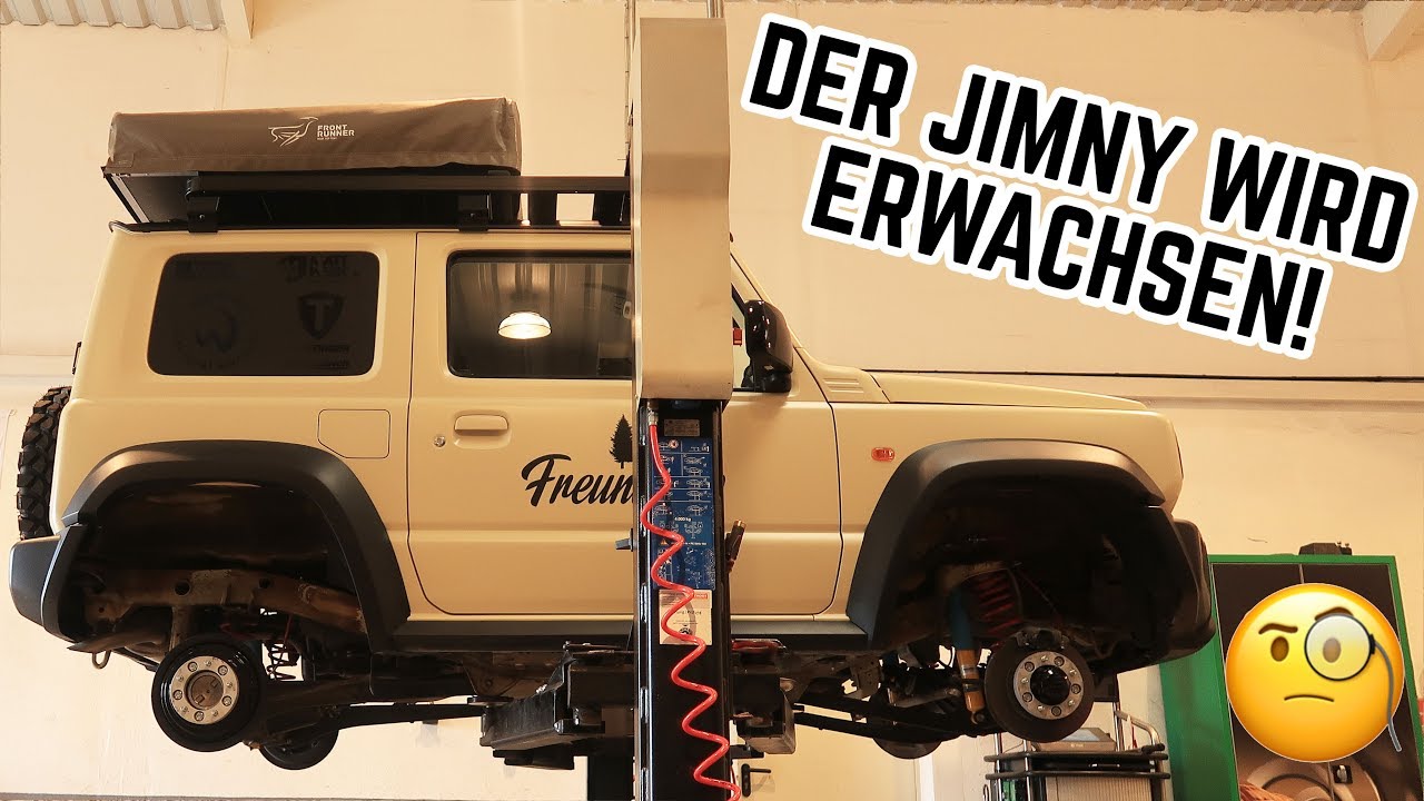 Der Suzuki Jimny wird erwachsen 😎 Neue BFG All Terrain Reifen und Trekfinder Spurplatten  🔥