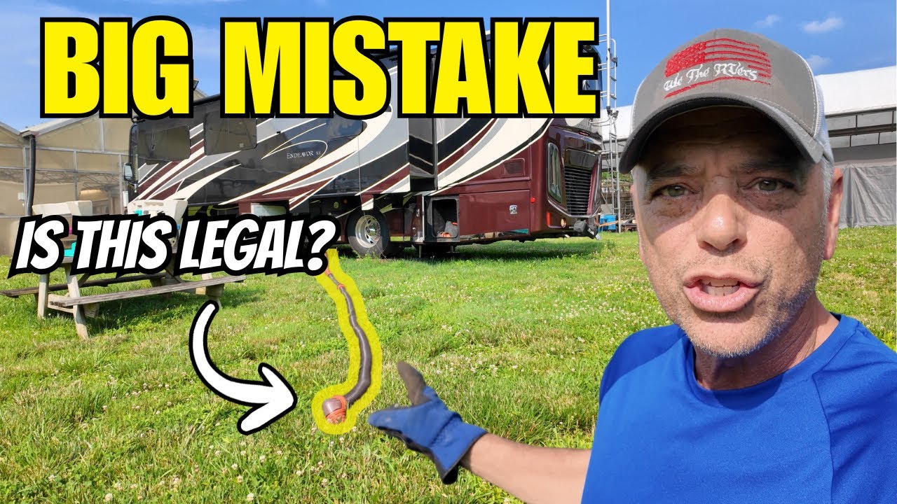 Dumping RV Tanks at Home: Legal or Big Mistake? AC Unit FAILURE & FIX
