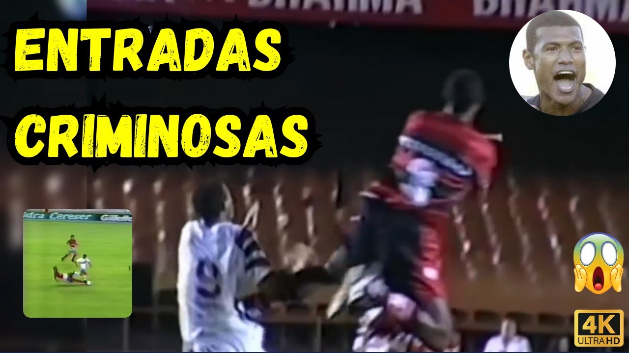 J&Uacute;NIOR BAIANO: Compilado das Entradas mais DURAS e Absurdas do Futebol 🤕🔥