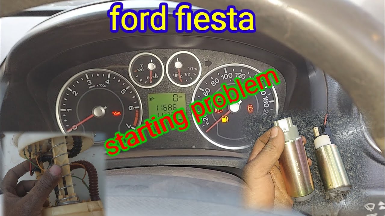 Ford fiesta starting problem fuel pump motor replesment change