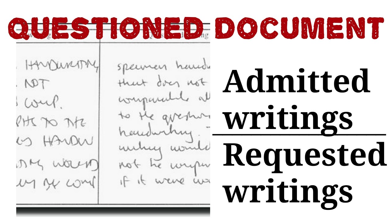 Admitted Writing & Requested writing |Factors affecting it Question document