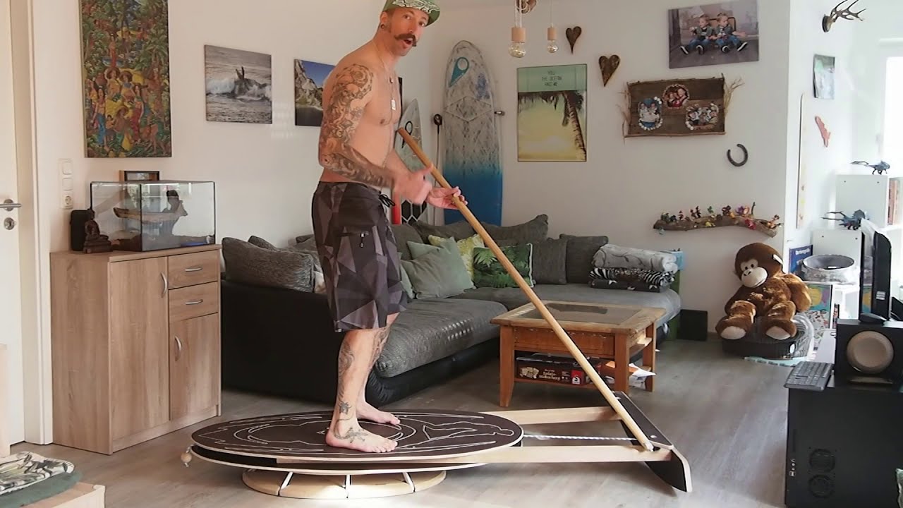 drySUP Stand Up Paddling Ergometer by Sensosports im täglichen Einsatz mit Manuel Stecher