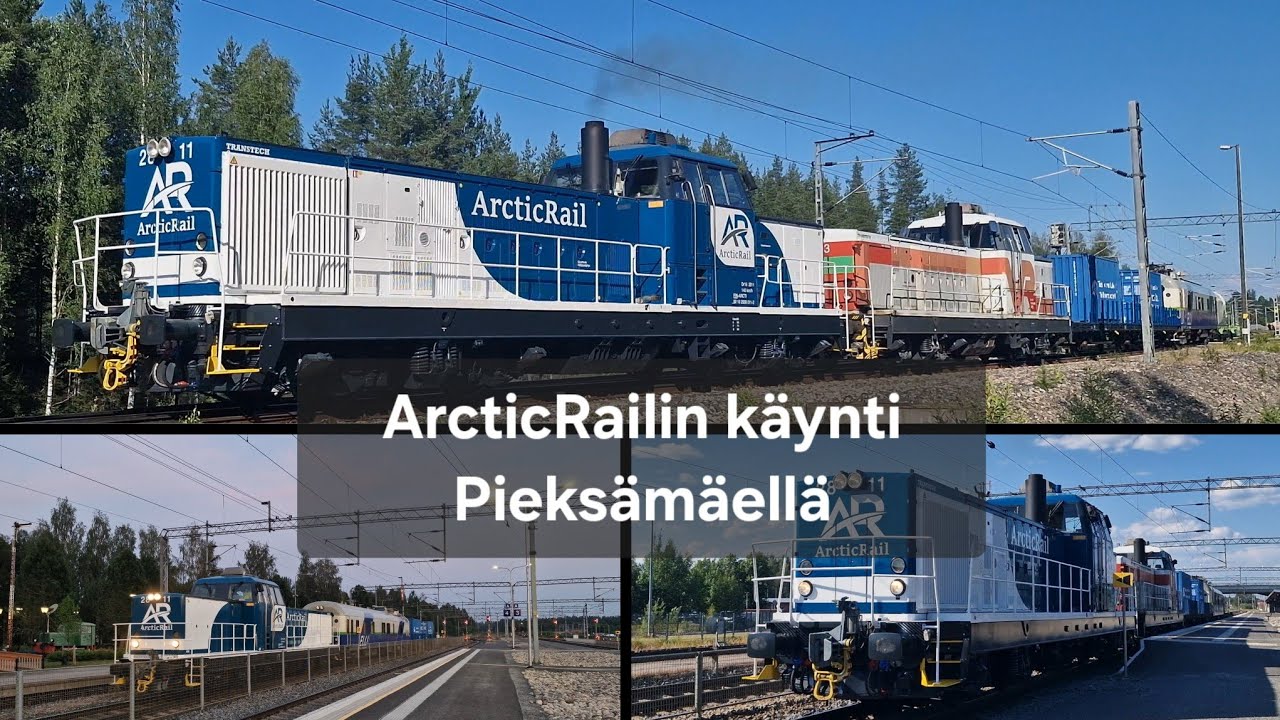 Uutuus operaattori ArcticRailin Käväisy Pieksämäellä