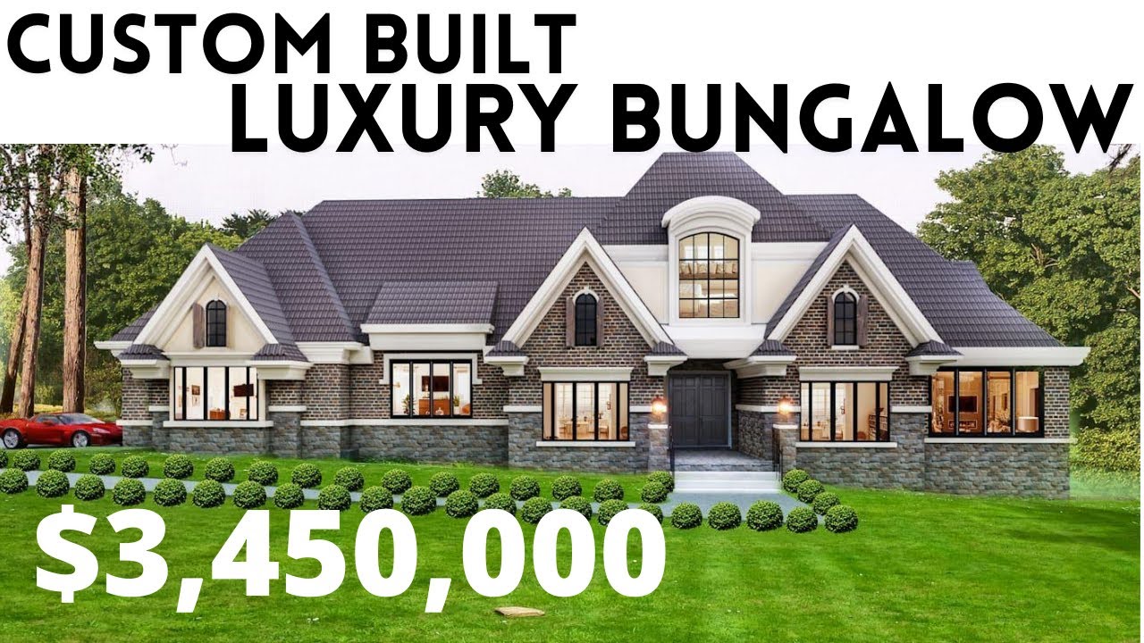 Luxury Custom Built Bungalow in Toronto 2020 | 16 James Morning Court in King, Ontario  |  Home Tour