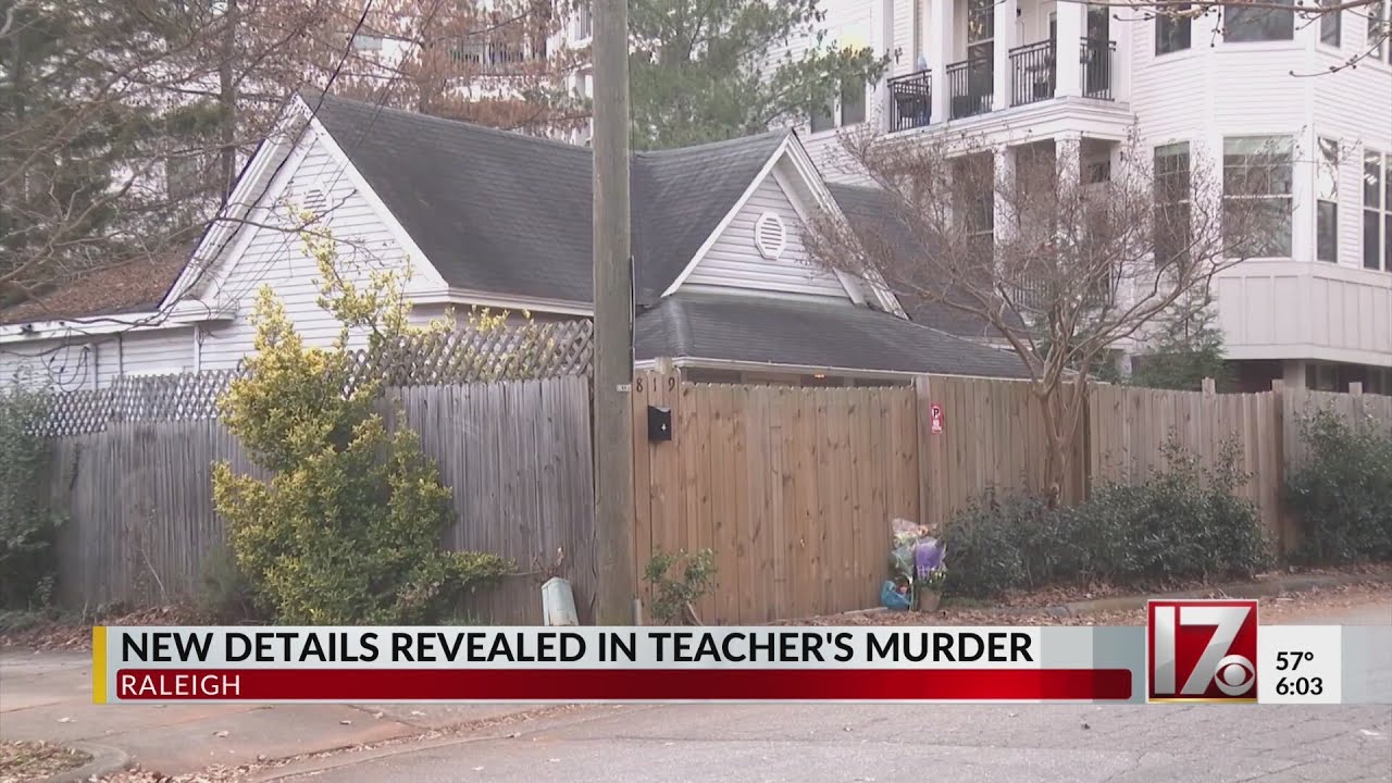 New details revealed in Raleigh teacher's murder