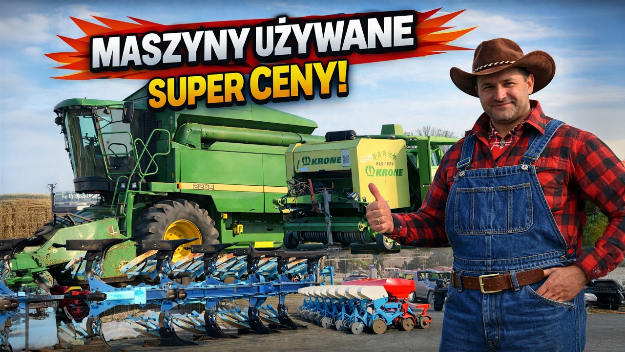 UŻYWANE MASZYNY ROLNICZE W DOBREJ CENIE