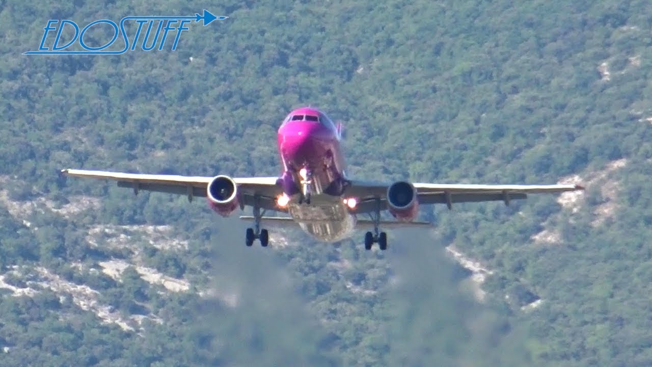 GO AROUND! and Landing - Wizz Air Airbus A320 - Split Airport LDSP/SPU