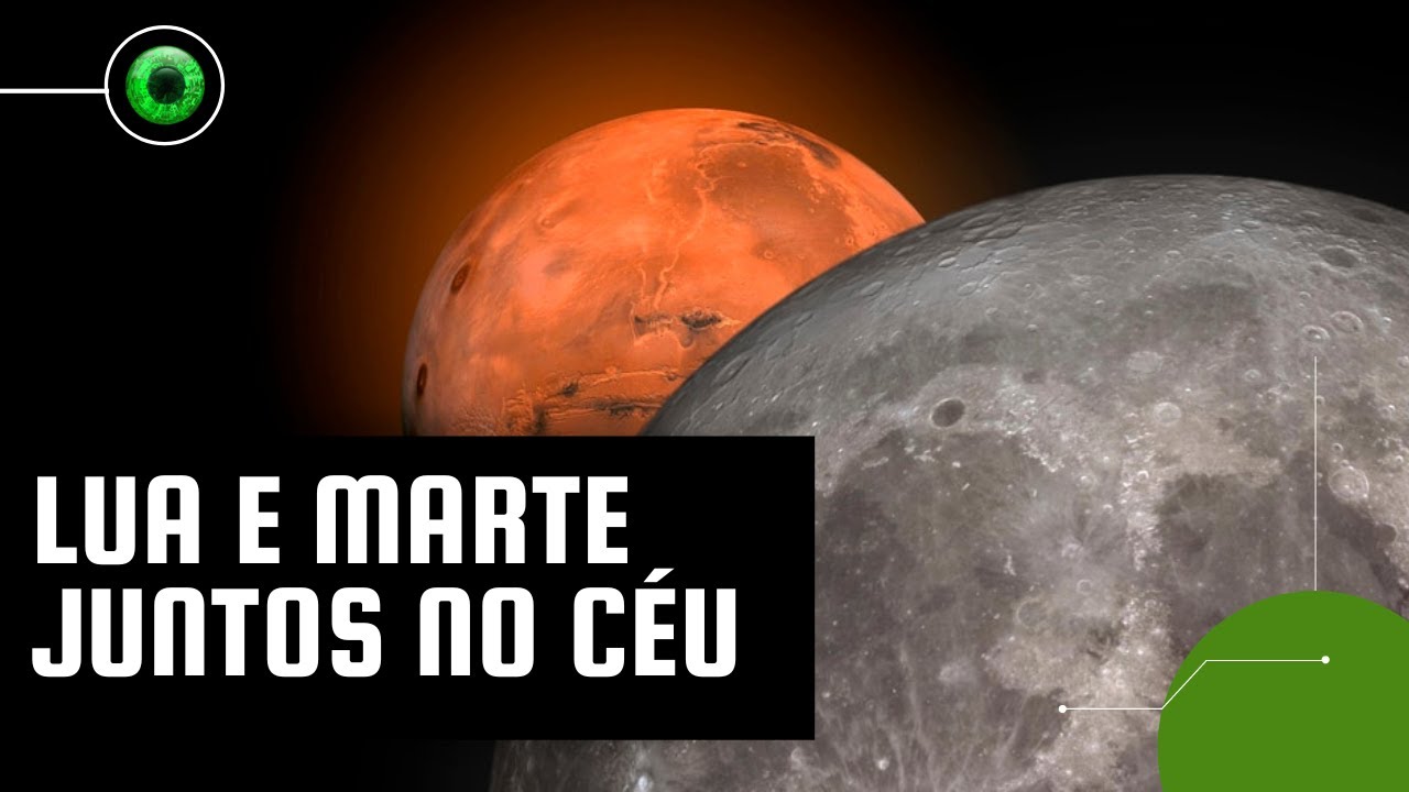 Conjun&ccedil;&atilde;o entre Lua e Marte est&aacute; chegando; saiba como observar