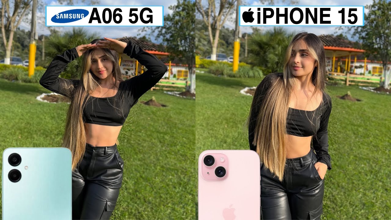 Samsung Galaxy A06 5G Vs iPhone 15 Camera Test Comparison