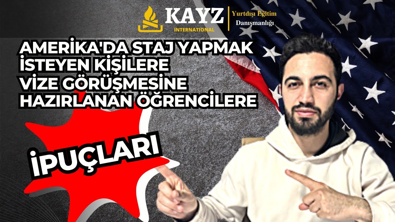 AMERİKA STAJ J1 INTERNSHIP VİZE SÜRECİ