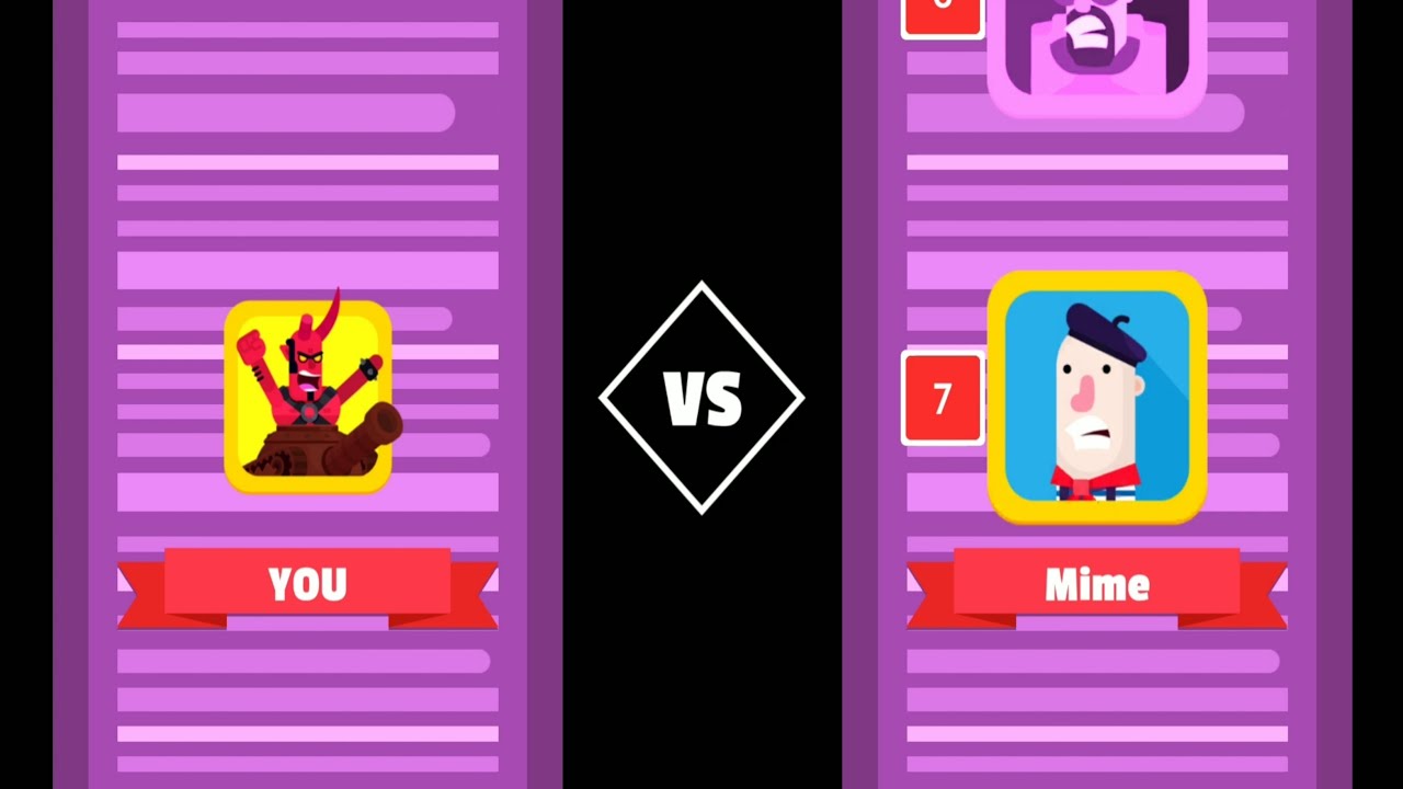 Новый персонаж Bowmasters Devil для Android, геймплей №2