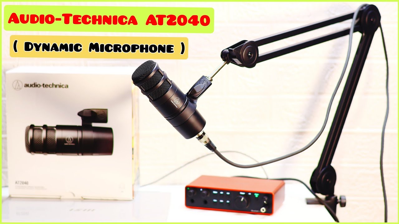 Audio-Technica AT2040 Hypercardioid Dynamic Microphone || Best Mic For Voiceover & YouTube