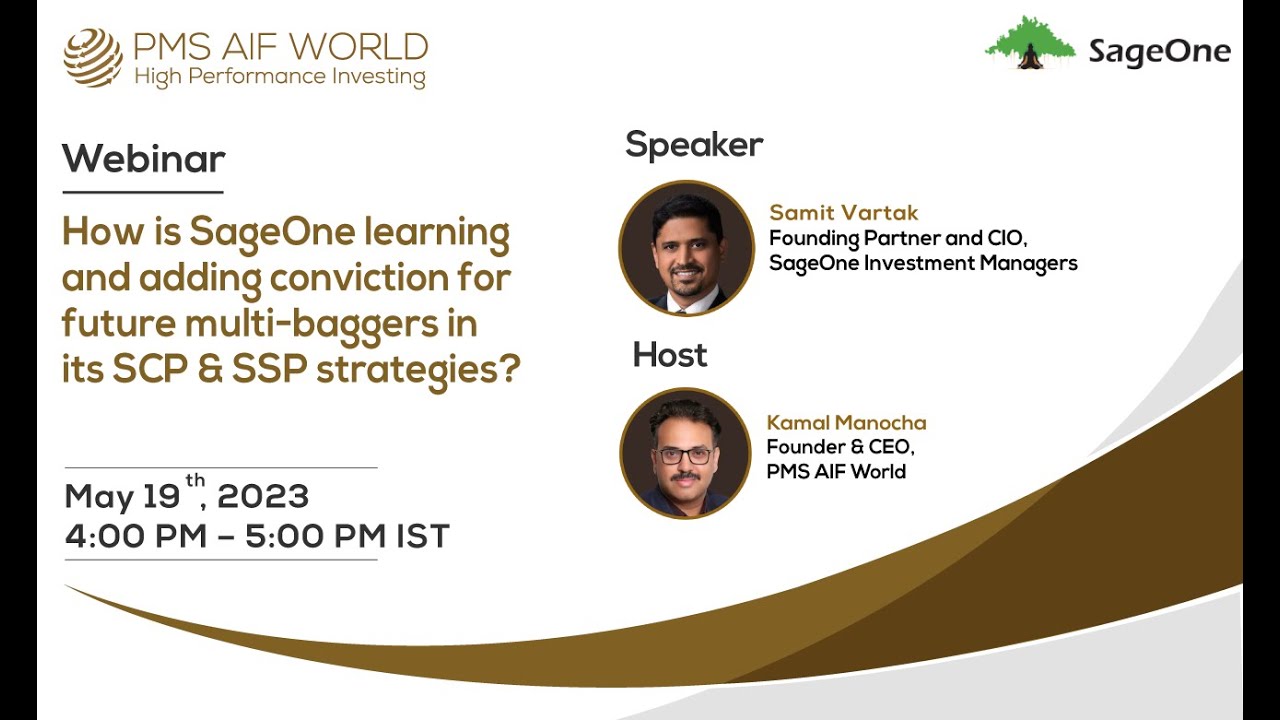 Samit Vartak of SageOne shares insights on identifying multibaggers for portfolio | PMS AIF WORLD