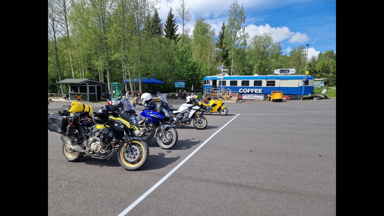 Vårtripp 2025 Suzuki Dl 650 V-strom  TET- Café Lättis - Skärgårdens ringväg