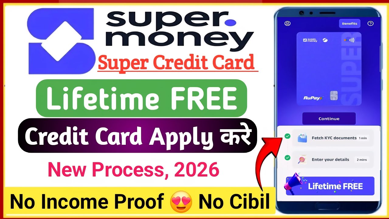 super money credit card apply | how to apply super money credit card | supermoney card apply 2026
