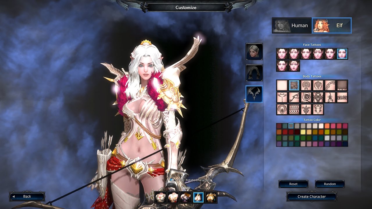 MU Legend WebZen - The First Global CBT Login Screen vs Whisperer Character Creation