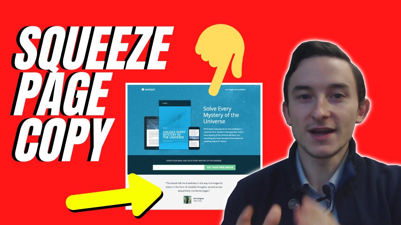 How to Write Squeeze Page Copy And Generate More Leads (Even If You've Never Written Them Before)