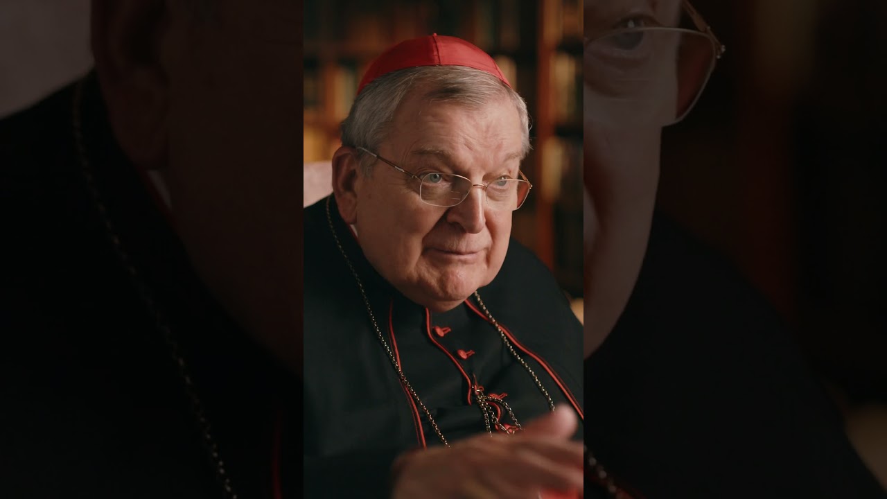 Cardinal Burke's Minor Exorcism on the Shrine #exorcism #cardinalburke