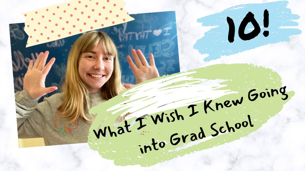 10 Things I Wish I Knew Before Grad School I SLP