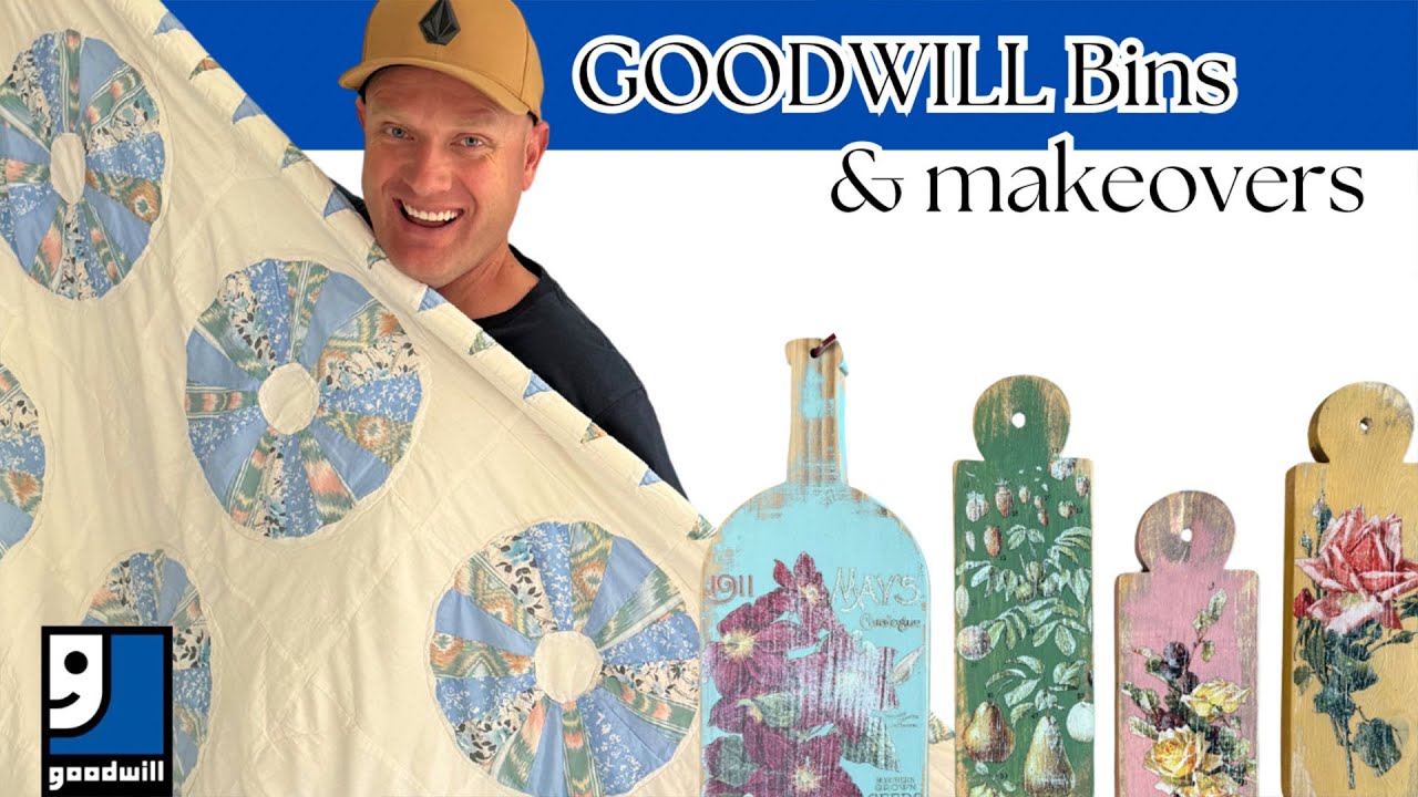 Amazing GOODWILL Bins Thrifting for profit & makeover trash to cash - Reselling