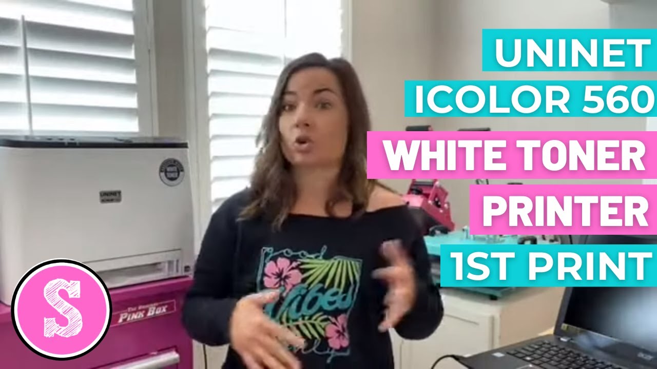 🔥Uninet IColor 560 White Toner Printer Tutorial for First Print  (Part 1)