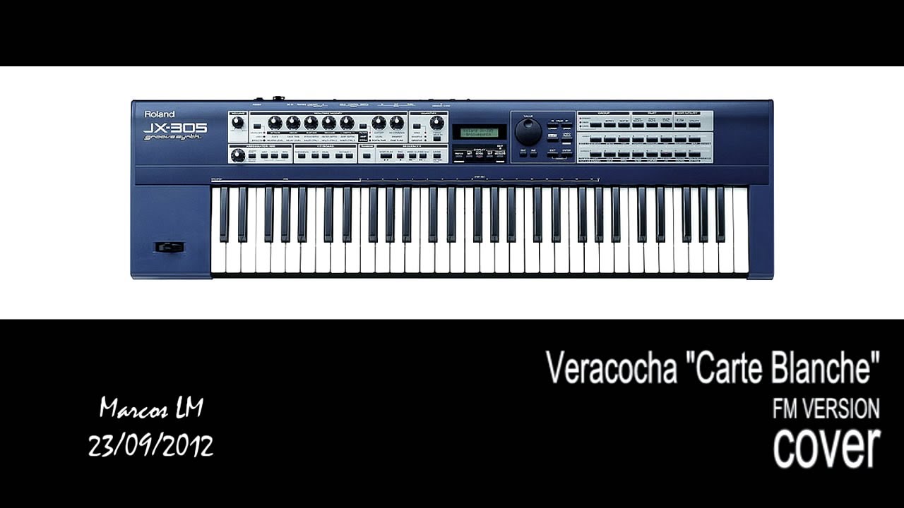 Veracocha Carte Blanche - Roland JX-305 COVER