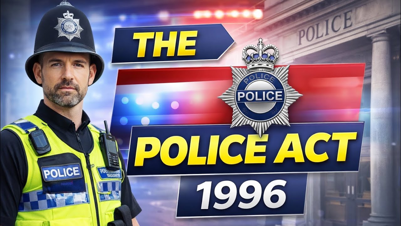 The Police Act 1996 - Key Clauses