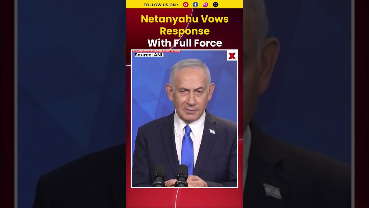 #mustwatch Netanyahu Vows Response With Full Force | Israel Issues Strong Warning To Rivals