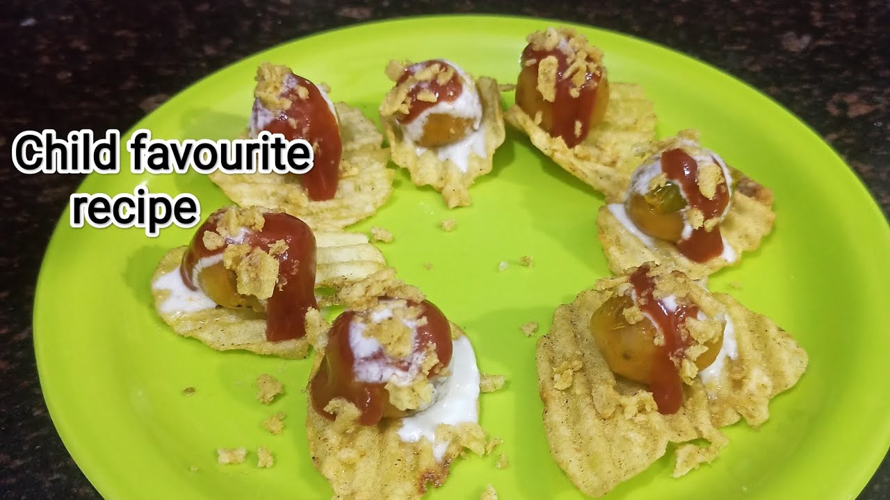 Child's favorite breakfast | lays aalu chaat | chips aalu chaat | chaat recipe