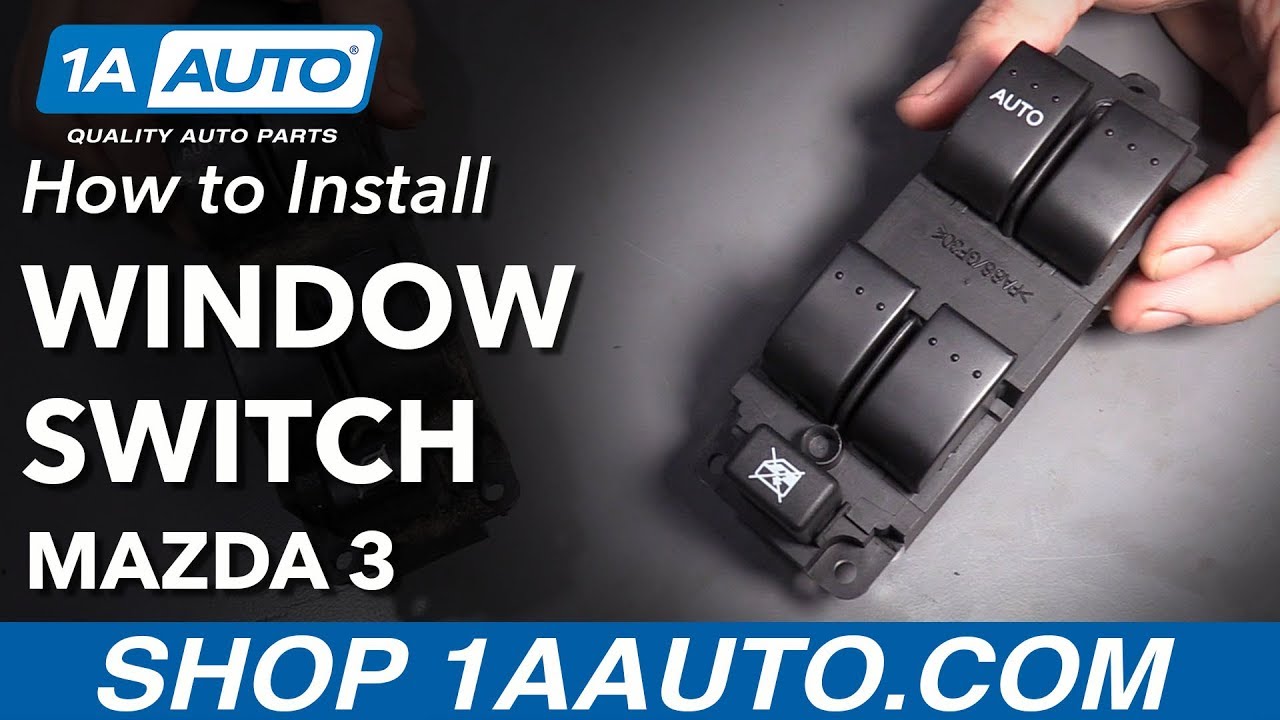 How to Replace Master Window Switch on a 04-09 Mazda 3