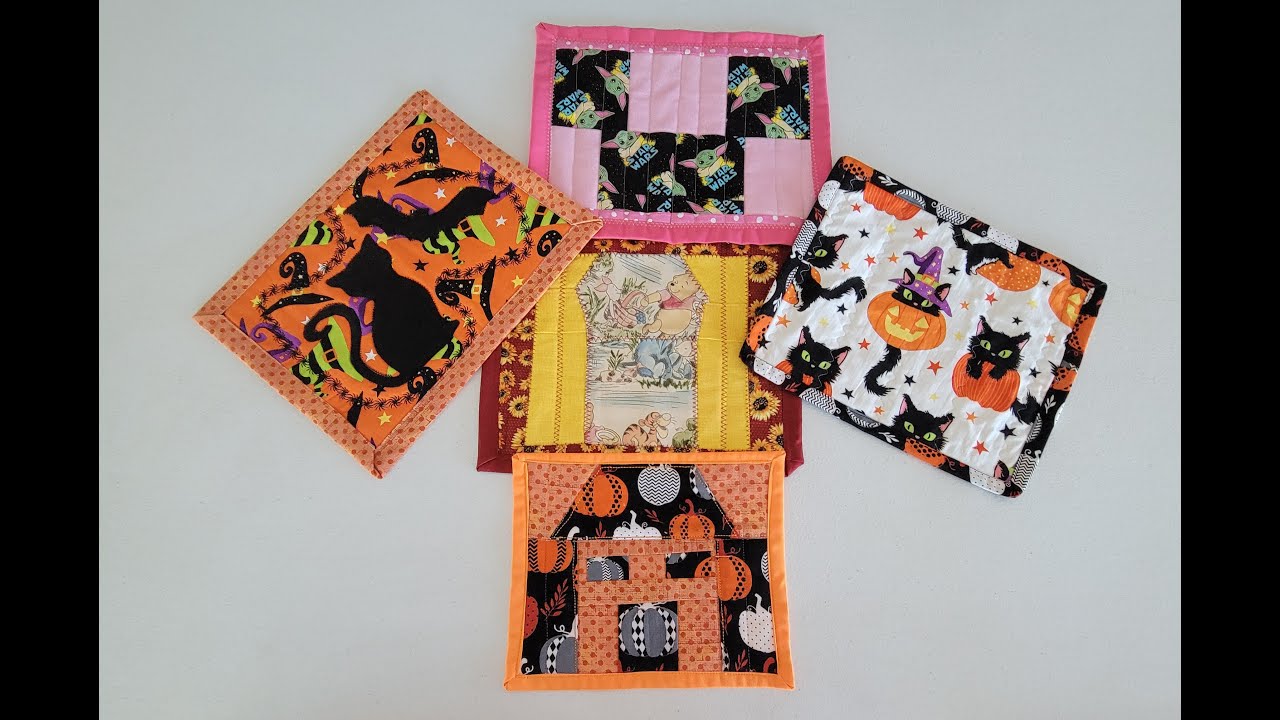 Let's Use those Scraps Make a Scrap Mug Rug