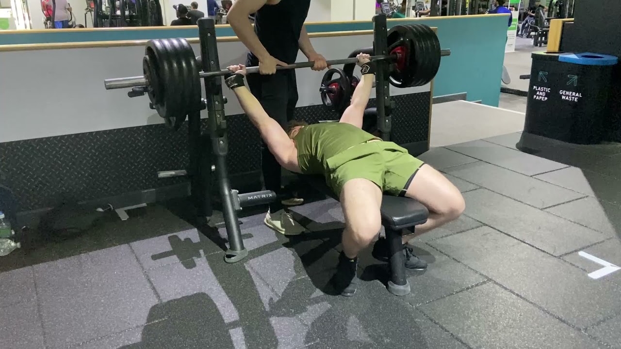 190Kg/418Lbs Bench Press 'Good' Form 19yo