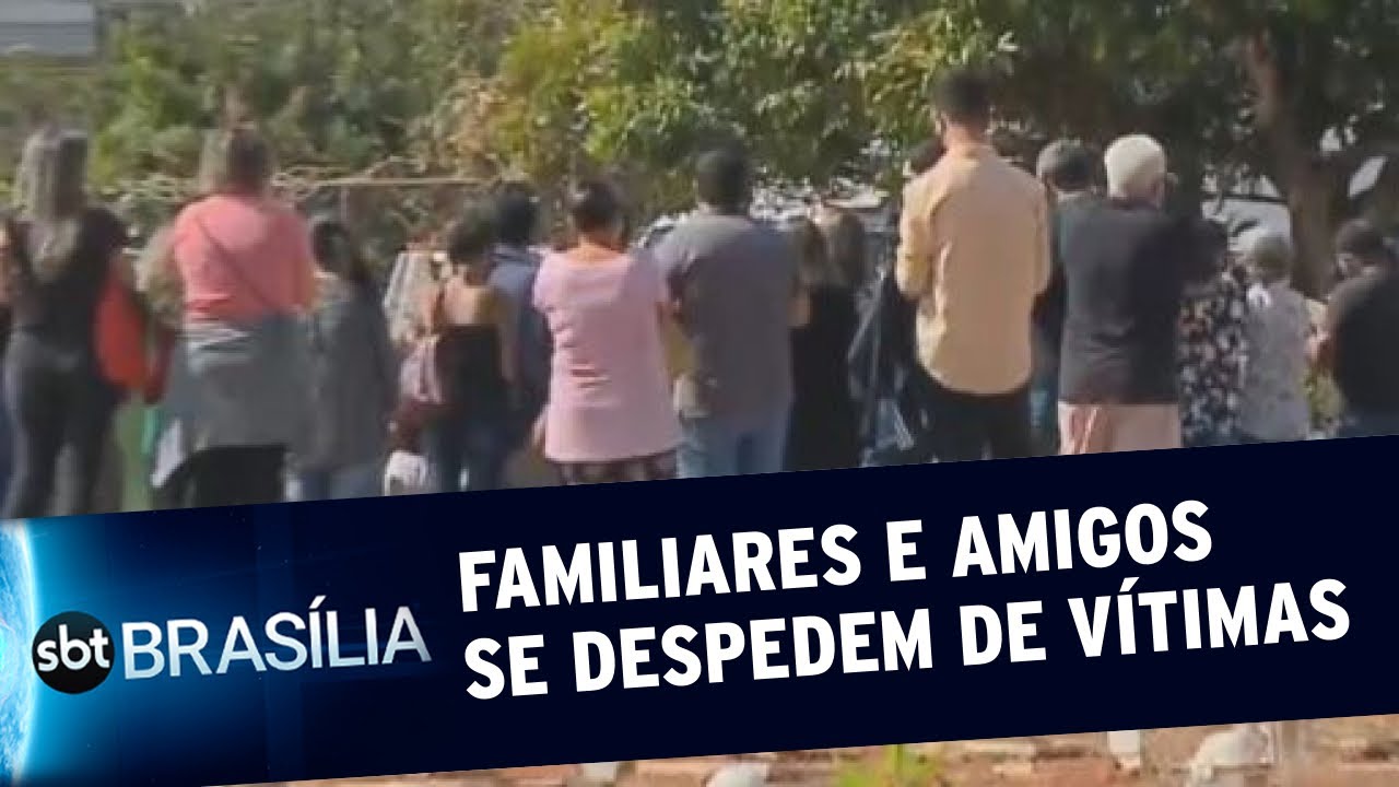 Corpos das vítimas de Lázaro são enterrados | SBT Brasília 14/06/2021