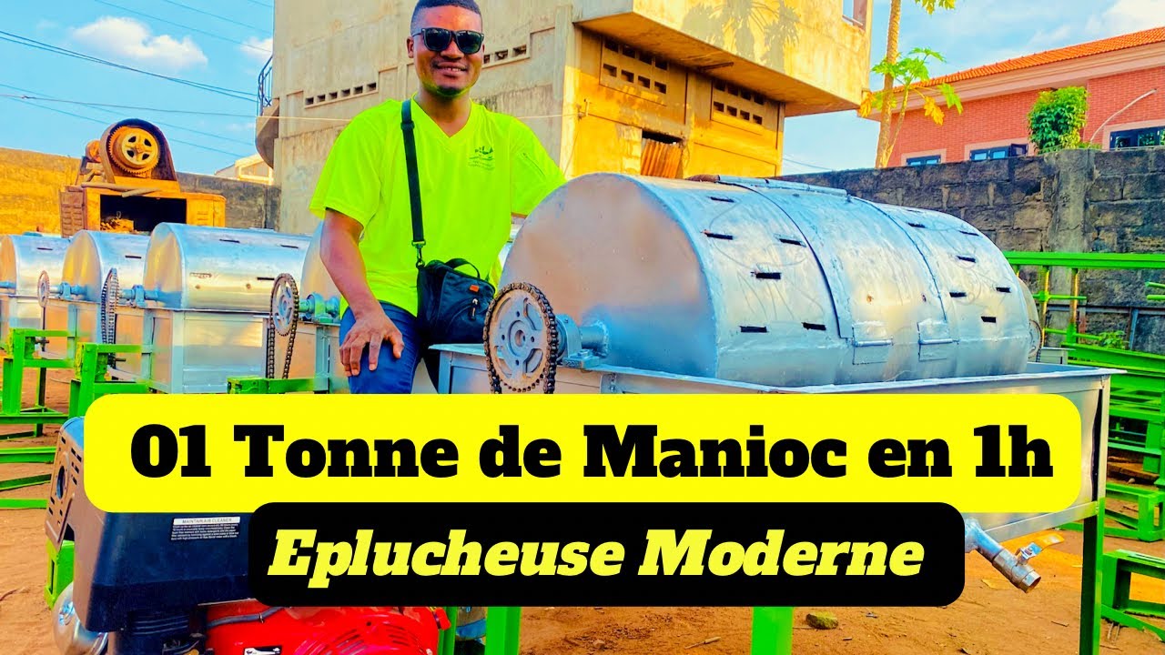 #agroalimentaire : Comment éplucher 01 tonne de manioc en 30 minutes avec 01 litre d’essence?
