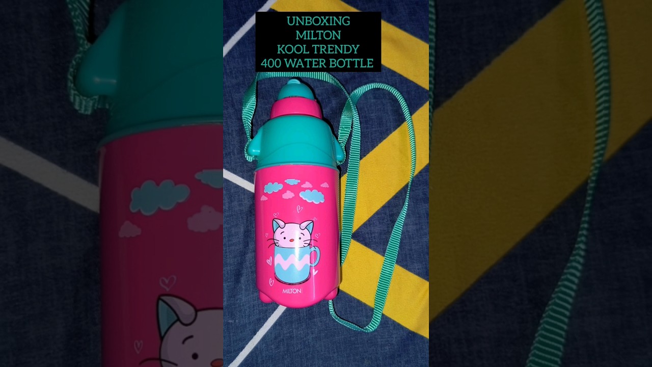 MILTON KOOL TRENDY 400 WATER BOTTLE FOR SCHOOL KIDS | KURCHI | #shorts #unboxing