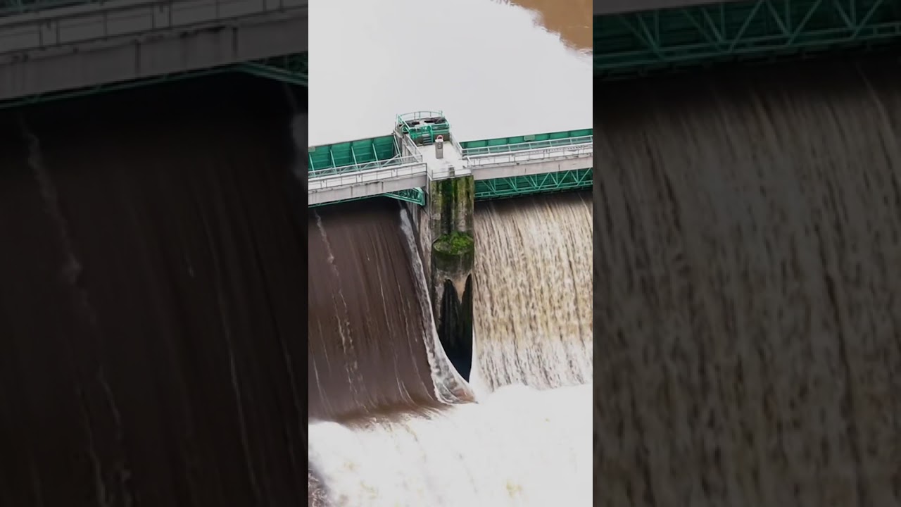La diga di casteldoria sul fiume coghinas 