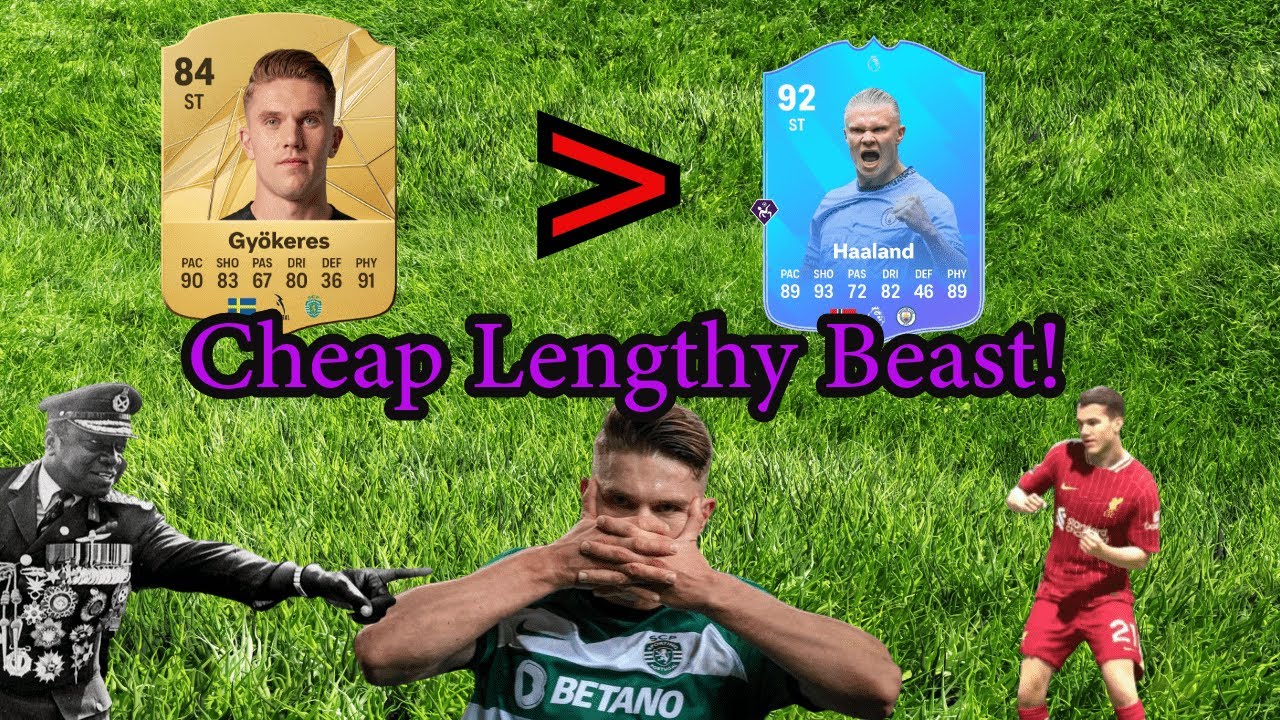 The hidden cheap beast Viktor Einar Gyokeres 84 is better than POTM Erling Haaland 92