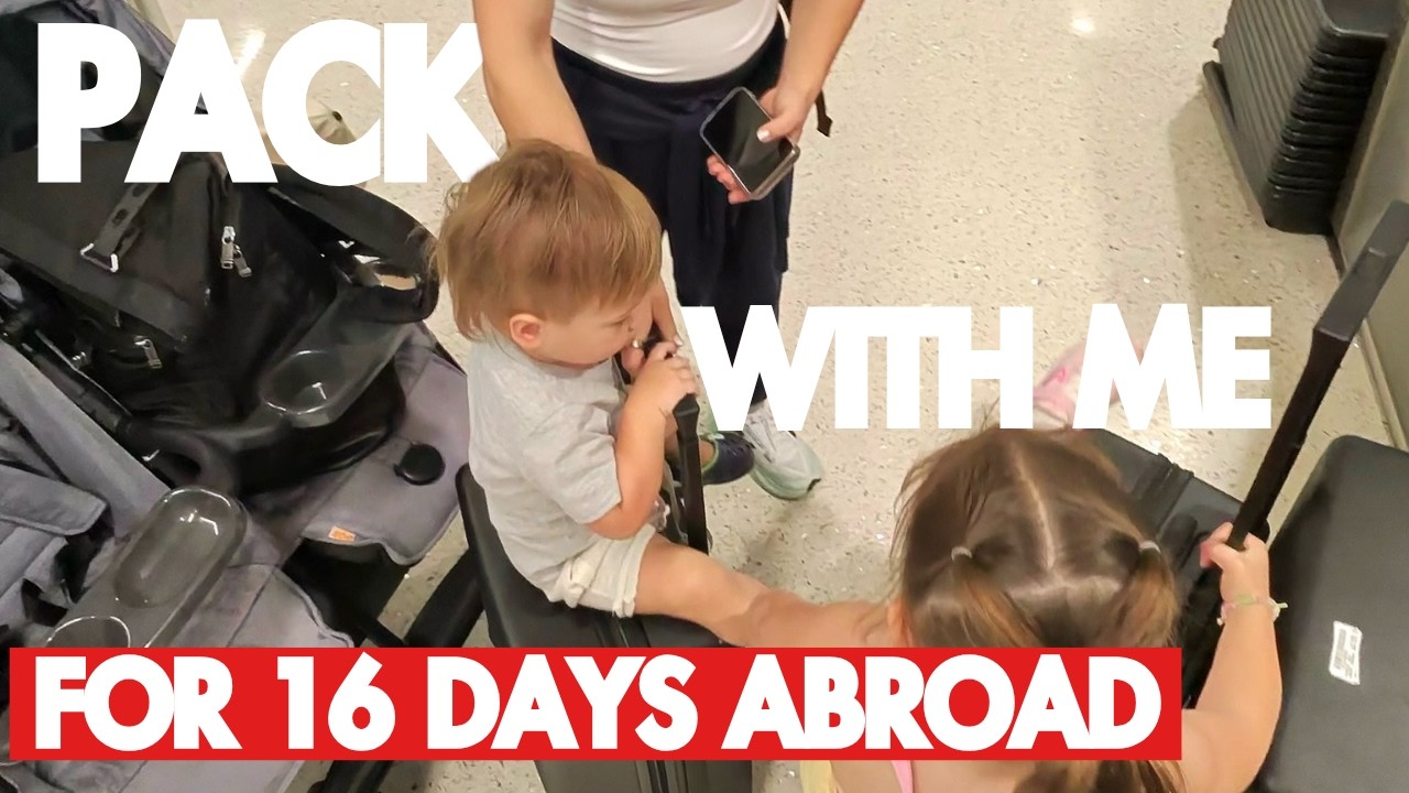 What We Packed for 2 Weeks of Travel with 3 Kids (Ages 5, 3 & 1)