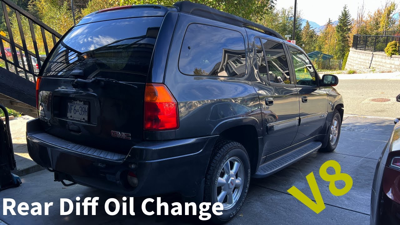 How to Change Rear Differential Oil on a GMC Envoy V8