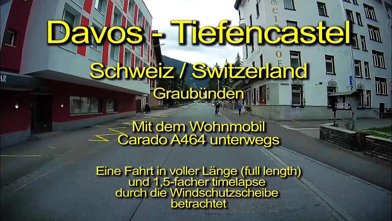 Davos – Tiefencastel – (Graubünden) – Schweiz-Switzerland-Suisse - Full length